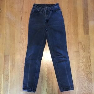 SOLD Vintage Levi's 512 black high waist mom jeans